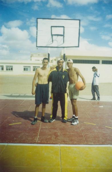 moi, hicham et entréneur abdo  de  MAS